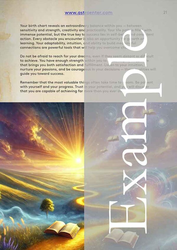 Personal Astrology Birth Chart Reading Example