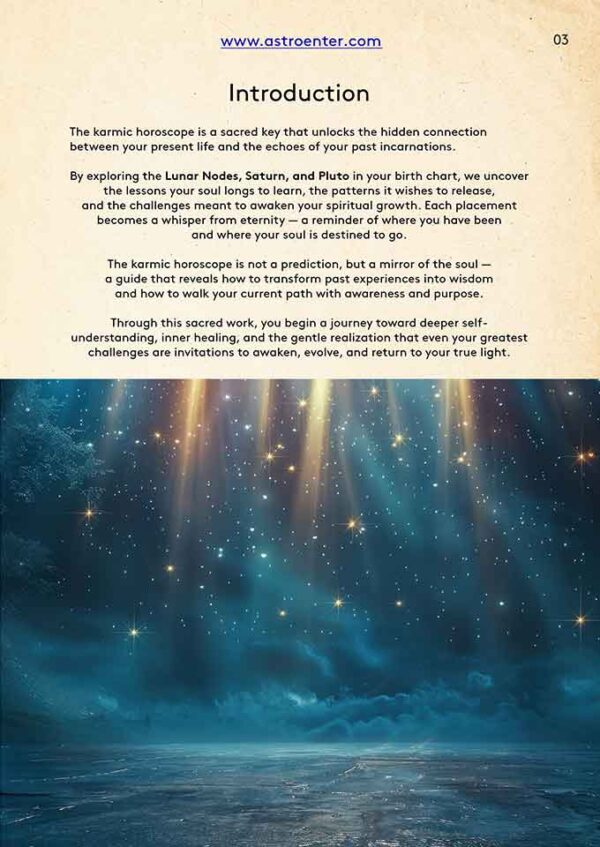 Karmic Astrology Reading – Discover Your Past Lives & Soul Path