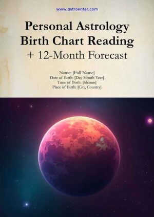 Personal Astrology Birth Chart Reading