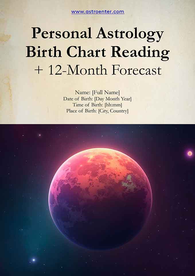 Personal Astrology Birth Chart Reading