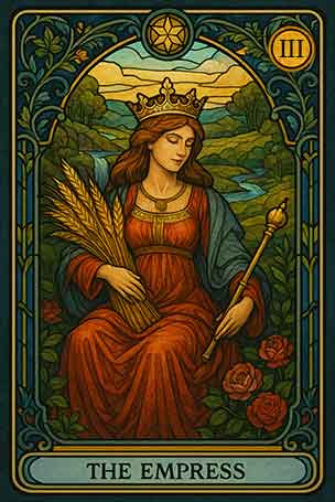 Free Daily Tarot reading online – The Empress (III)