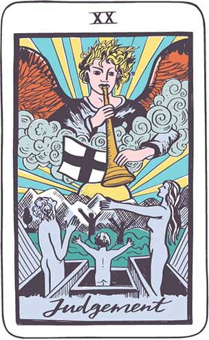 The Judgement tarot card (XX) – your answer is: Not now