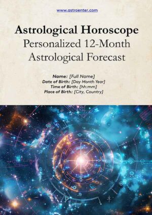 Astrological-Horoscope Personalized 12-Month Astrological Forecast