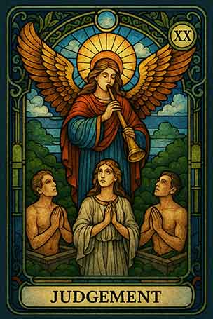 Free Daily Tarot reading online – Judgement (XX)