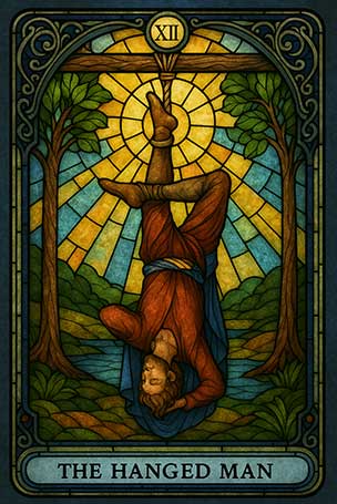 Free Daily Tarot reading online – The Hanged Man (XII)