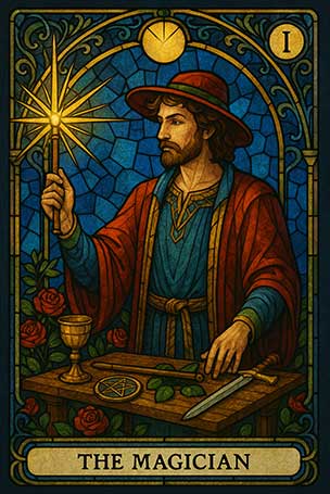 Free Daily Tarot reading online – The Magician (I)