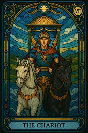 Birthday Tarot Card - The Chariot