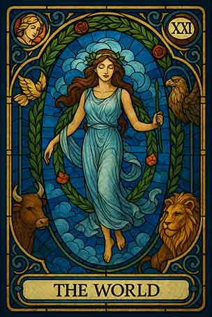 Your Birthday Tarot Card - The World