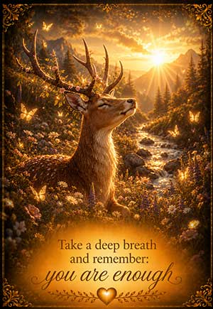 Your Angel's Message: Take a deep breath and remember - You are enough