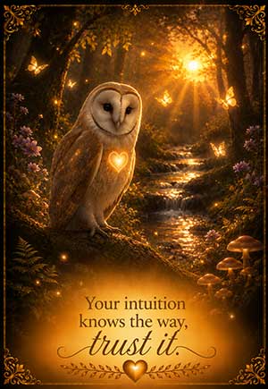 Angel card reading free online - Your intuition knows the way, trust it