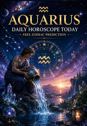 Aquarius Daily Horoscope Today – Free Zodiac Prediction