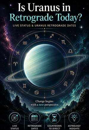 Is Uranus in Retrograde Today? Live Status & Uranus Retrograde Dates