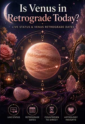 Is Venus in Retrograde Today? Live Status & Venus Retrograde Dates