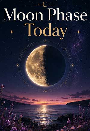 Moon Phase Today: Current Lunar Phase Calendar & Astrology Meaning