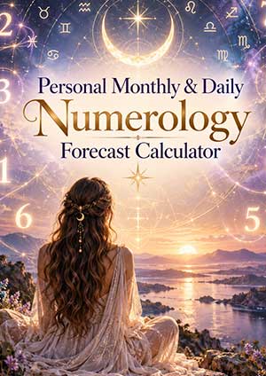 Personal Monthly & Daily Numerology Forecast Calculator