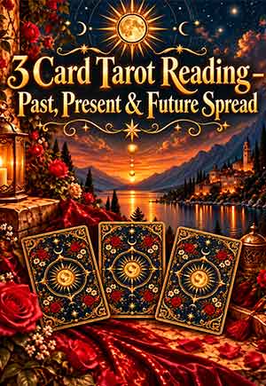 3 Card Tarot Reading – Past Present & Future Spread